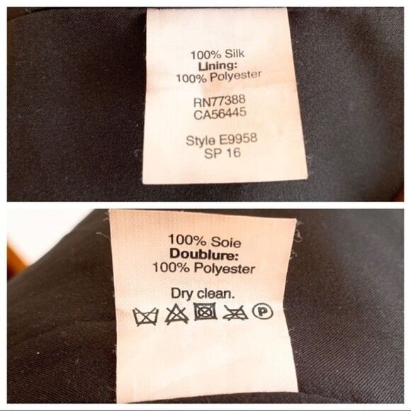 2 for $30 MADEWELL Starview Batik Grid Silk Dress - Picture 7 of 8